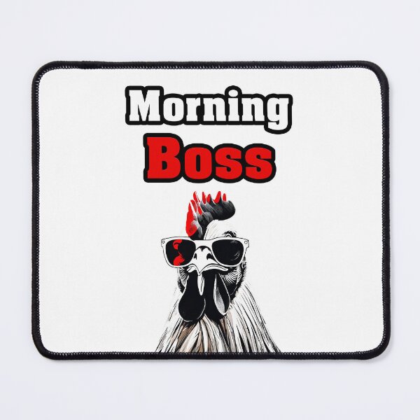 Item preview, Morning Boss - Rooster quotes 1 designed and sold by Tom-Johnson.
