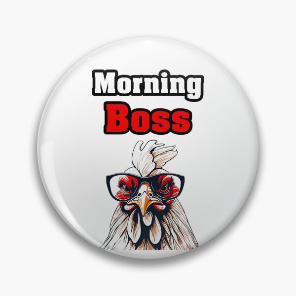 Item preview, Morning Boss - Rooster quotes 2 designed and sold by Tom-Johnson.