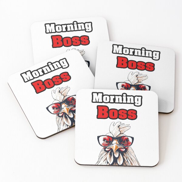 Item preview, Morning Boss - Rooster quotes 2 designed and sold by Tom-Johnson.