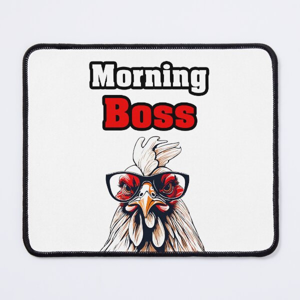 Item preview, Morning Boss - Rooster quotes 2 designed and sold by Tom-Johnson.