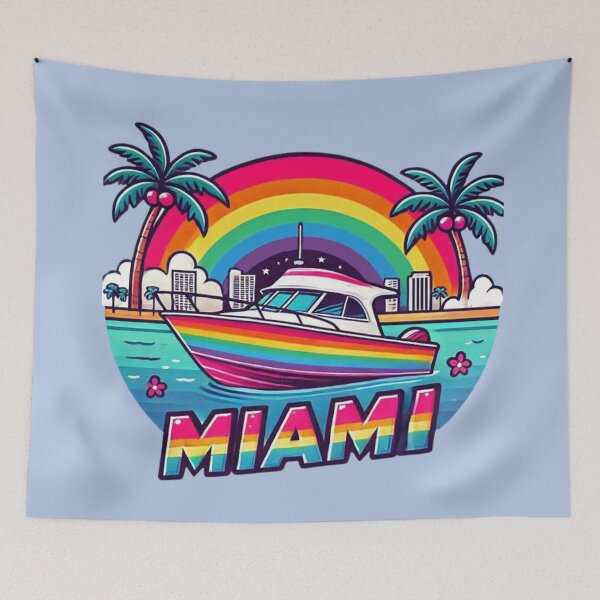 Item preview, Miami, Florida USA designed and sold by Myra365Art.