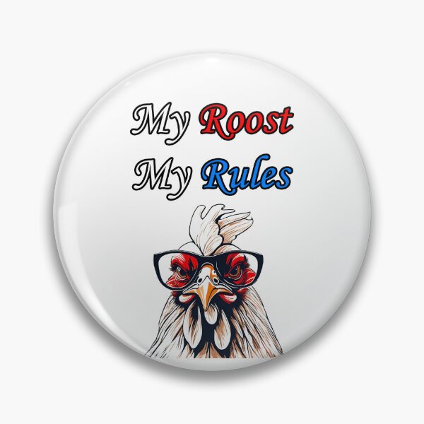 Item preview, My Roost, My Rules - Rooster quotes 1 designed and sold by Tom-Johnson.