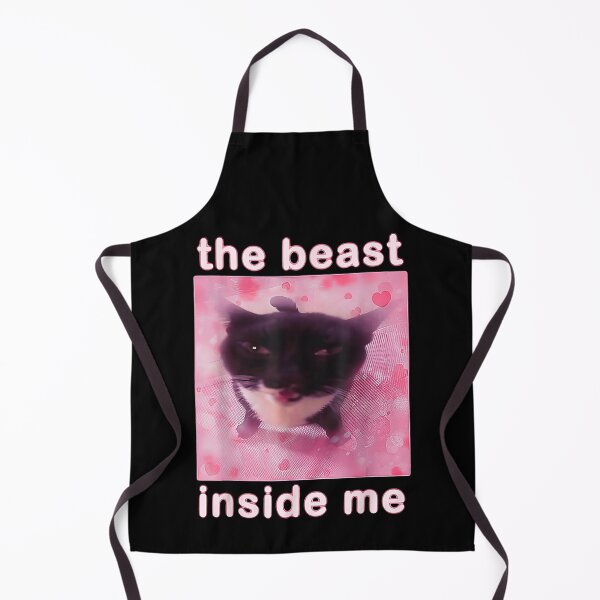 Item preview,  The Beast Inside Me - Funny Cat Meme - Ironic Dark Humor designed and sold by Damcoc.