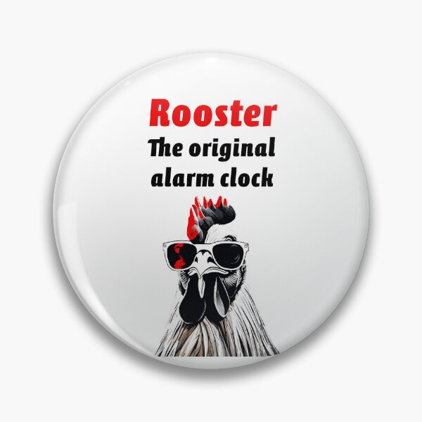 Item preview, Rooster The original alarm clock - Rooster quotes designed and sold by Tom-Johnson.