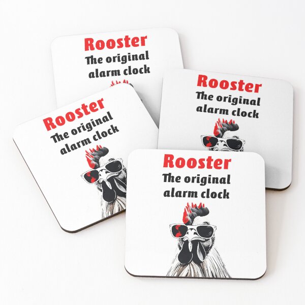 Item preview, Rooster The original alarm clock - Rooster quotes designed and sold by Tom-Johnson.