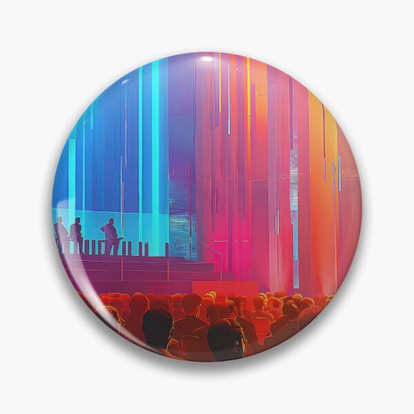 Item preview, Captivating Cryptocurrency Conference Speakers on Stage. designed and sold by CheerForGoods.