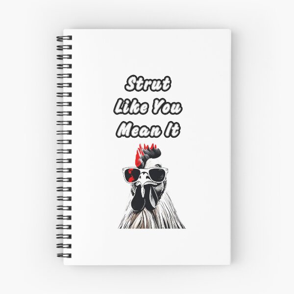 Item preview, Strut Like You Mean It - Rooster quotes 1 designed and sold by Tom-Johnson.