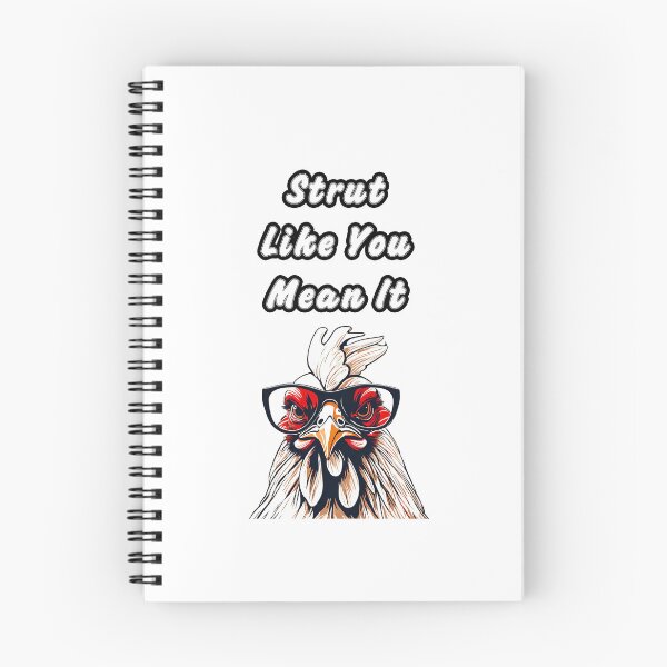 Item preview, Strut Like You Mean It - Rooster quotes 2 designed and sold by Tom-Johnson.