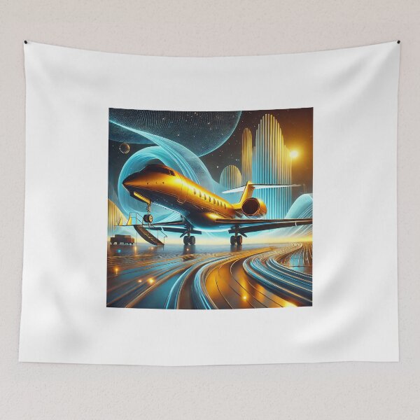 Artikelvorschau, Goldener Jet entworfen und verkauft von AwesomeDigiShop.
