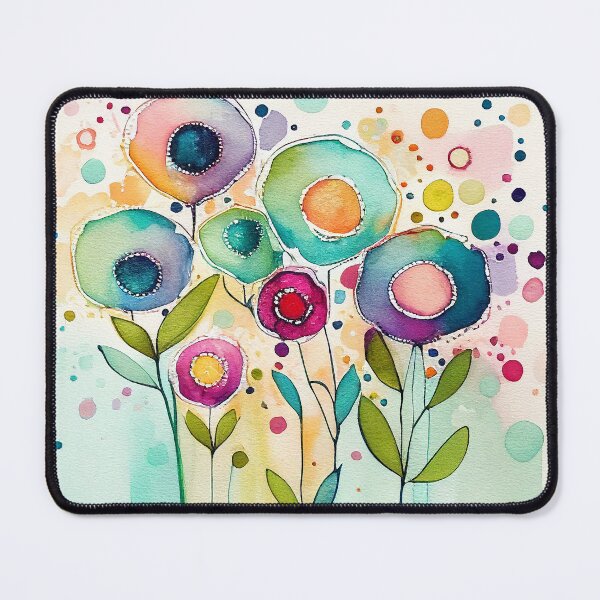 Item preview, Watercolour Flowers in the rain. designed and sold by Djarainj.