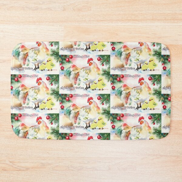 Item preview, Christmas chickens designed and sold by AliciaSanson.