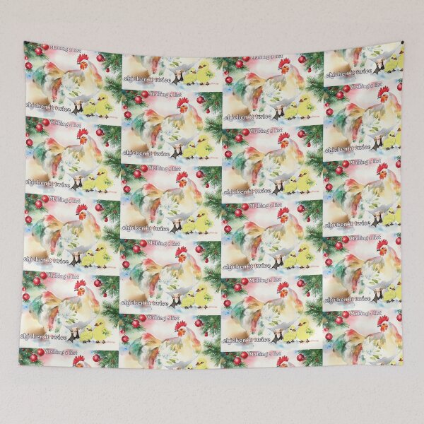 Item preview, Christmas chickens designed and sold by AliciaSanson.