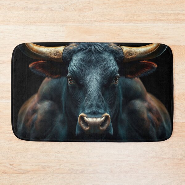 Item preview, Massive Muscular Bull Portrait designed and sold by Skye Ryan-Evans.