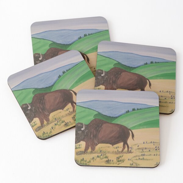 Item preview, Bison on the plains designed and sold by XOCH2024.