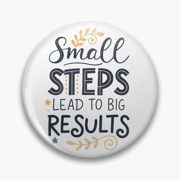 Item preview, Motivational Quote,Small steps lead to big results designed and sold by Dilabirdy.