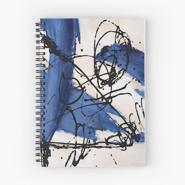 Item preview, Swirl Marks in Blue designed and sold by ViaARTfactory.