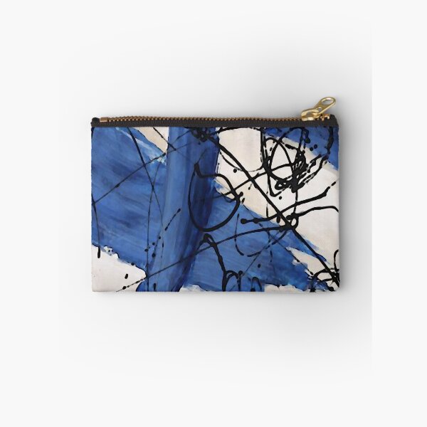 Item preview, Swirl Marks in Blue designed and sold by ViaARTfactory.