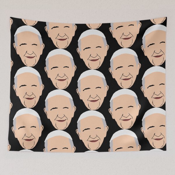 Item preview, Pope Francis illustration designed and sold by ZooStateofMind.