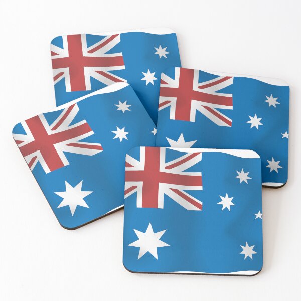 Item preview, National Flag of Australia - 3D Animated Waving Flag designed and sold by drsaver.