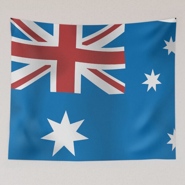 Item preview, National Flag of Australia - 3D Animated Waving Flag designed and sold by drsaver.