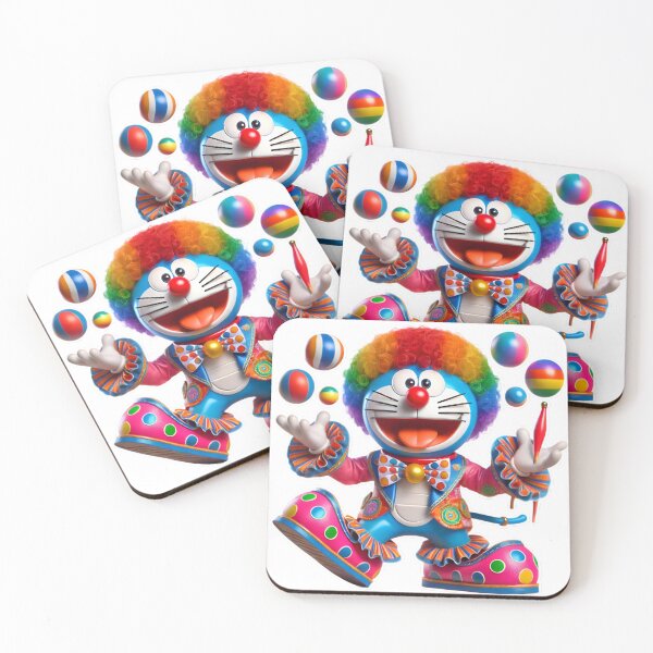 Item preview, 3D Doraemon Circus Clown Avatar Printable Digital Clipart | Sublimation designed and sold by mystic-brushes.