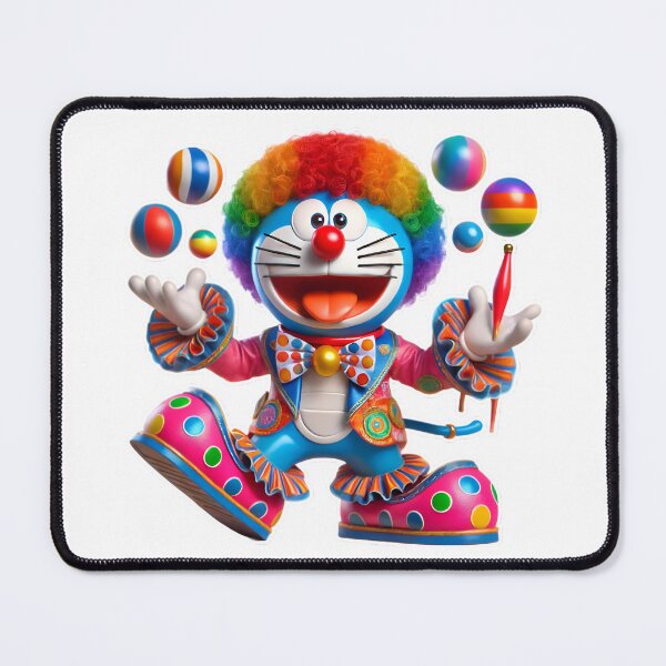 Item preview, 3D Doraemon Circus Clown Avatar Printable Digital Clipart | Sublimation designed and sold by mystic-brushes.