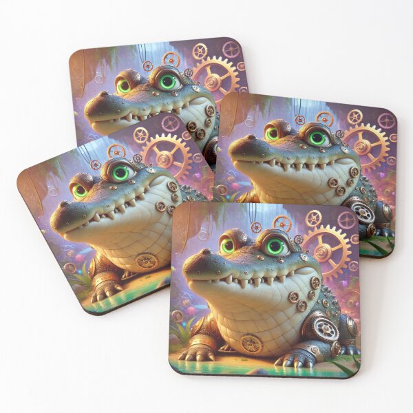 Item preview, Steampunk Nile Crocodile designed and sold by Sillytoe.