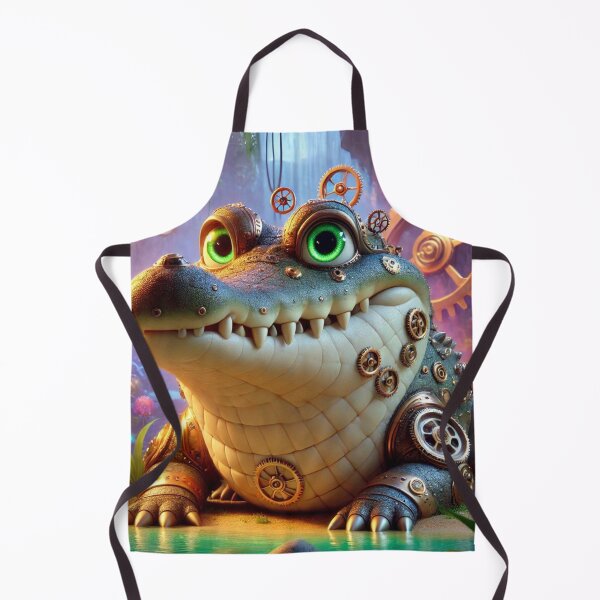 Item preview, Steampunk Nile Crocodile designed and sold by Sillytoe.