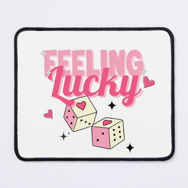 Item preview, Feeling Lucky Tee , Positive Tee, Lucky Tee, Pink Tee,Valentines Tee, designed and sold by dinartanddesign.