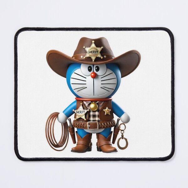 Item preview, 3D Doraemon Cowboy Sheriff Avatar Printable Digital Clipart | Sublimation designed and sold by mystic-brushes.