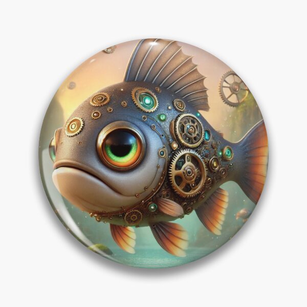Item preview, Steampunk Nile Perch designed and sold by Sillytoe.