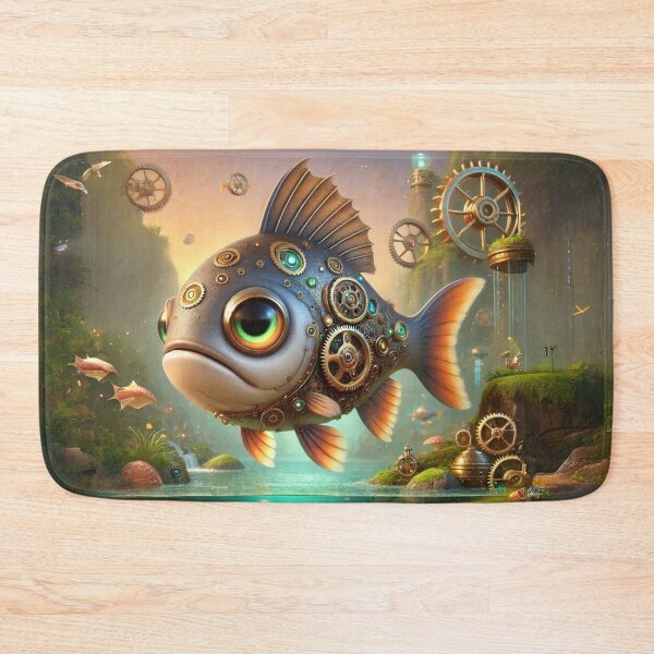 Item preview, Steampunk Nile Perch designed and sold by Sillytoe.