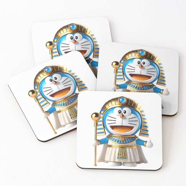 Item preview, 3D Doraemon Egyptian Pharaoh Avatar Printable Digital Clipart | Sublimation designed and sold by mystic-brushes.