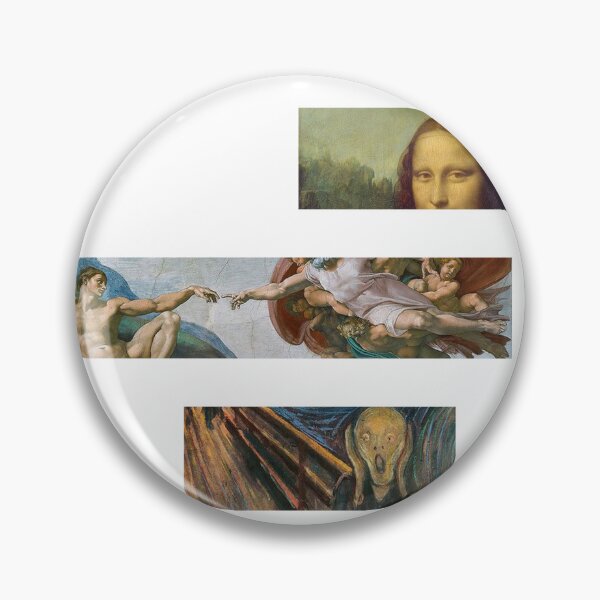 Item preview, Art Mesh: Mona Lisa, The Creation of Adam, The Scream designed and sold by HomageStudio.