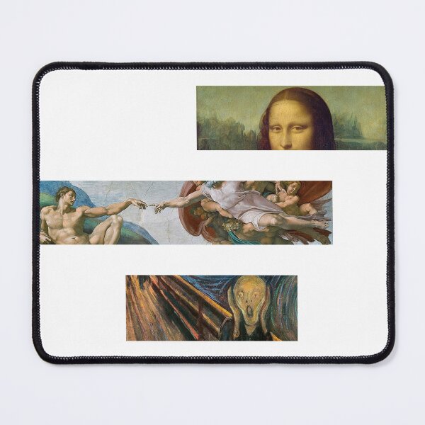 Item preview, Art Mesh: Mona Lisa, The Creation of Adam, The Scream designed and sold by HomageStudio.
