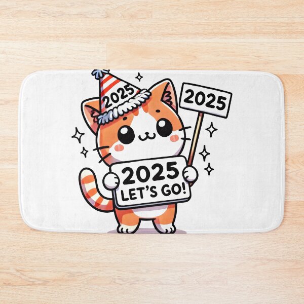 Item preview, Festive Cat 2025 designed and sold by Plantiyas.