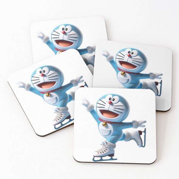 Item preview, 3D Doraemon Ice Skater Avatar Printable Digital Clipart | Sublimation designed and sold by mystic-brushes.