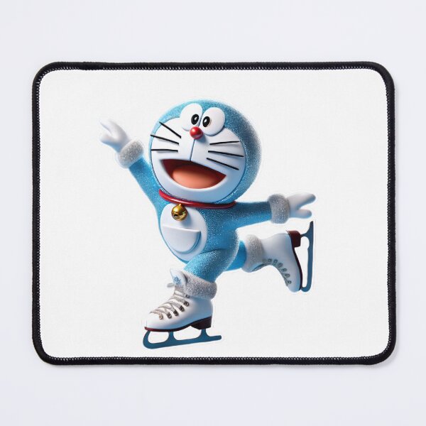 Item preview, 3D Doraemon Ice Skater Avatar Printable Digital Clipart | Sublimation designed and sold by mystic-brushes.