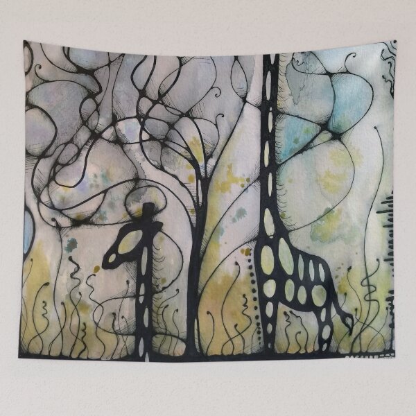Item preview, Savanna Giraffe designed and sold by Nikolai Bird.
