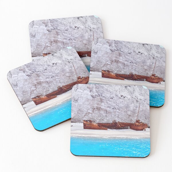 Item preview, Zakynthos - Greece Shipwreck Beach on a Stunning Day designed and sold by Adam Gormley.