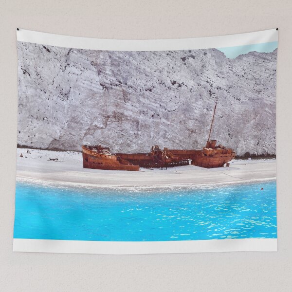 Item preview, Zakynthos - Greece Shipwreck Beach on a Stunning Day designed and sold by Adam Gormley.