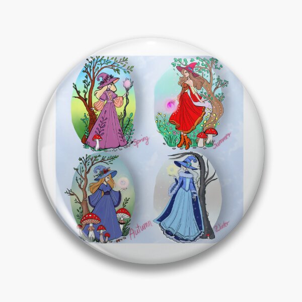 Item preview, 4 seasons with witches designed and sold by ArbuzWorldz.