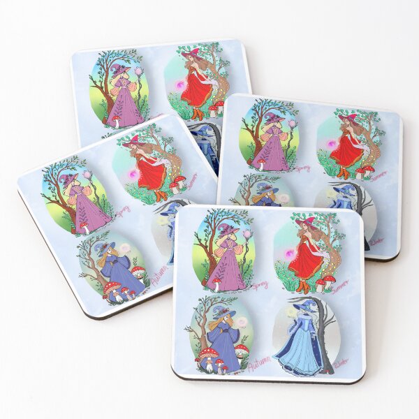 Item preview, 4 seasons with witches designed and sold by ArbuzWorldz.