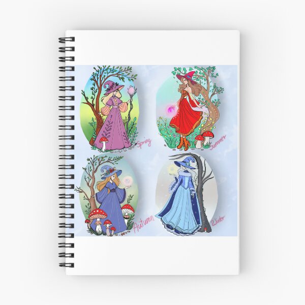 Item preview, 4 seasons with witches designed and sold by ArbuzWorldz.