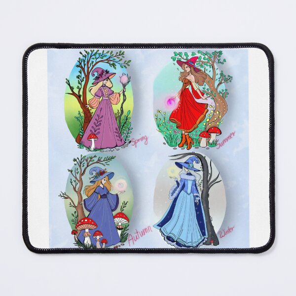 Item preview, 4 seasons with witches designed and sold by ArbuzWorldz.