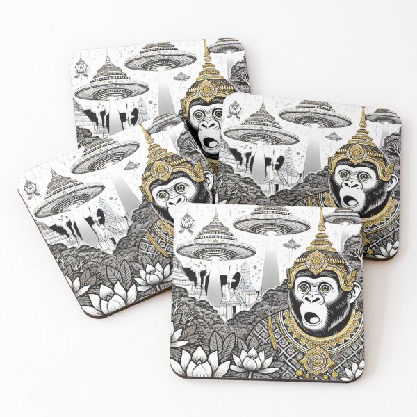 Item preview, Galactic Thai Gorilla and the Lotus Realm designed and sold by AonTH9.