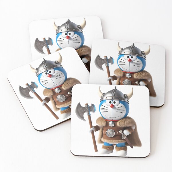 Item preview, 3D Doraemon Viking Warrior Avatar Printable Digital Clipart | Sublimation designed and sold by mystic-brushes.