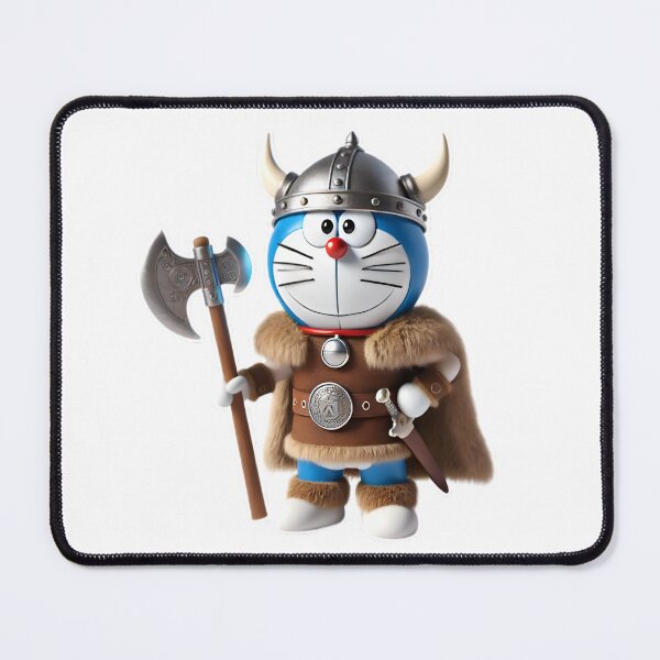 Item preview, 3D Doraemon Viking Warrior Avatar Printable Digital Clipart | Sublimation designed and sold by mystic-brushes.