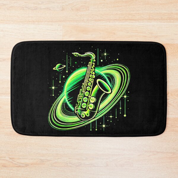 Item preview, Glowing Saxophone Beyond Yellow Stars. designed and sold by SplashTastic.