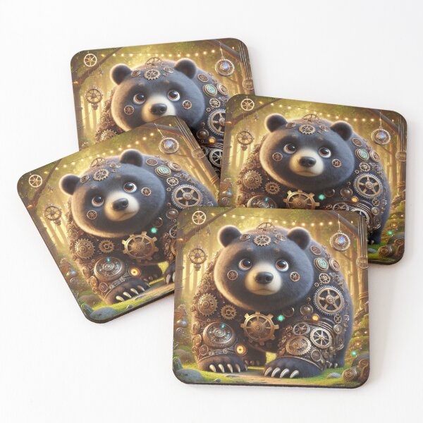 Item preview, Steampunk North American Black Bear designed and sold by Sillytoe.